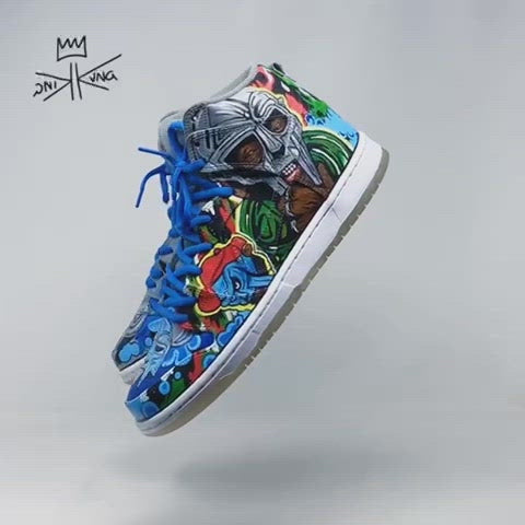Custom Sneakers Labor Art MF DOOM Tribute